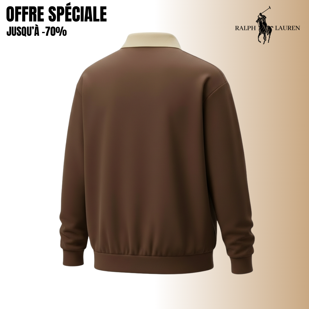 RL™ Prestige Edition – Sweat Col Contrasté