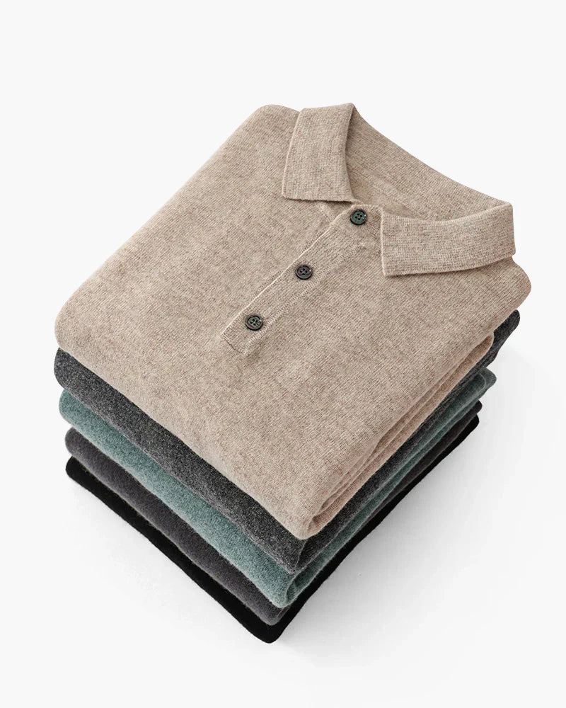 Cesare Cashmere Polo