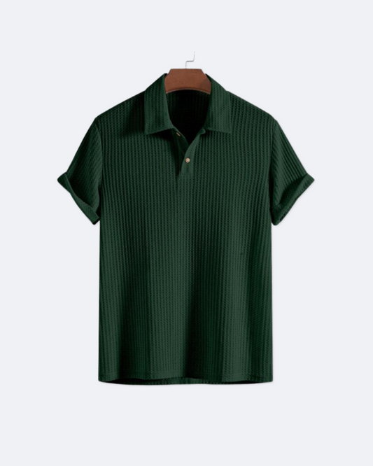 Andrea Jacquard Knit Polo