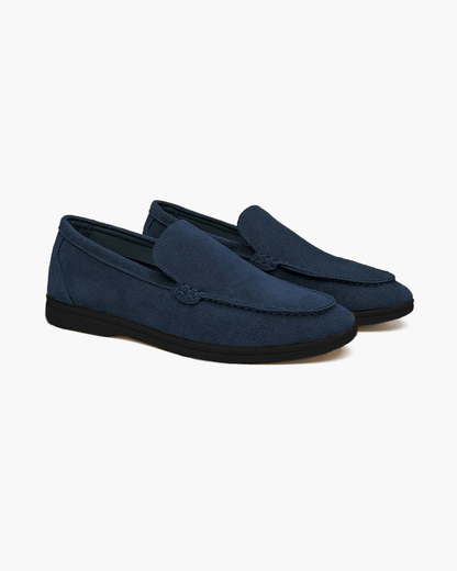 Premium Suede Loafers - Black Soles