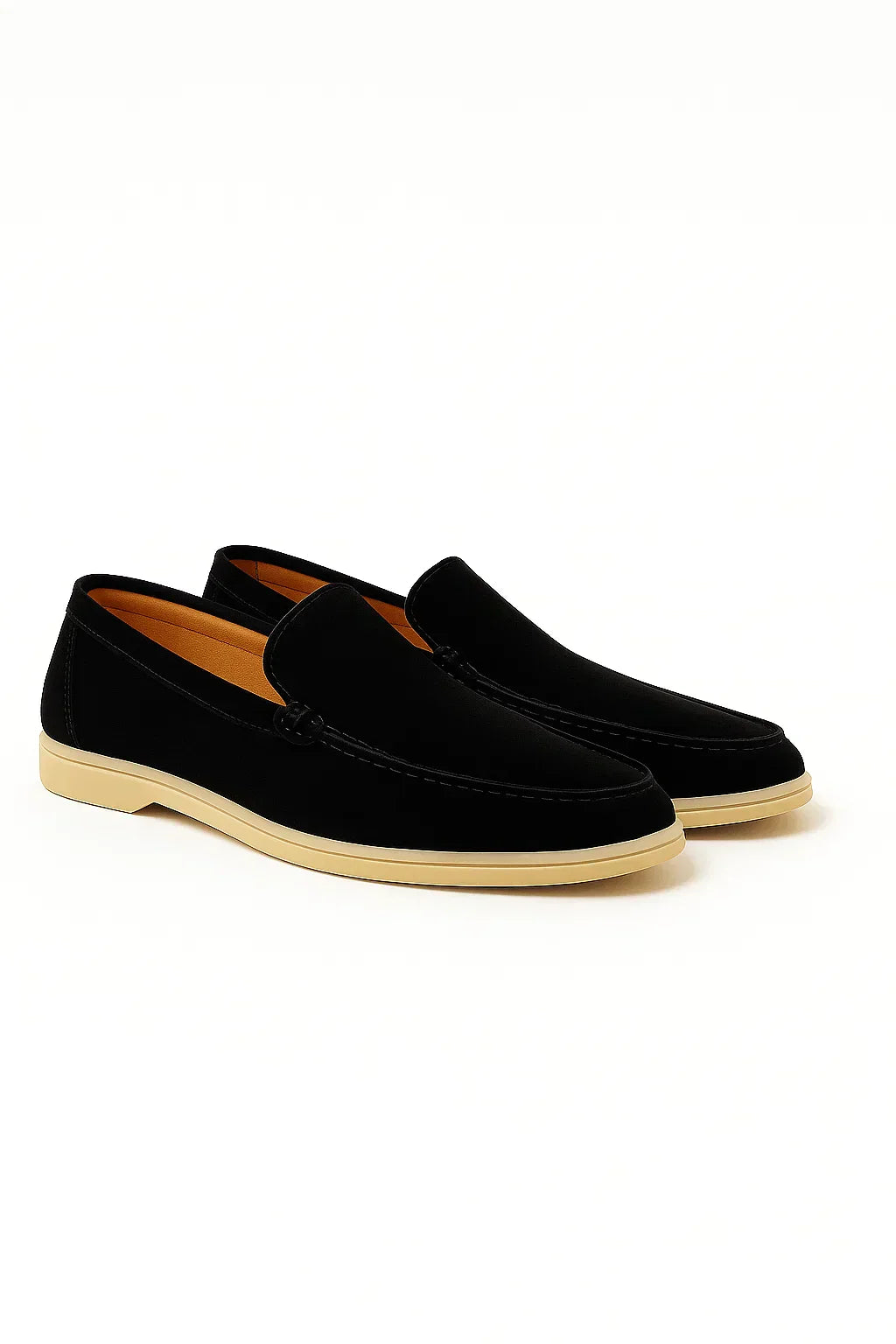Men’s Classic Suede Loafers – Slip-On Casual Dress Shoes